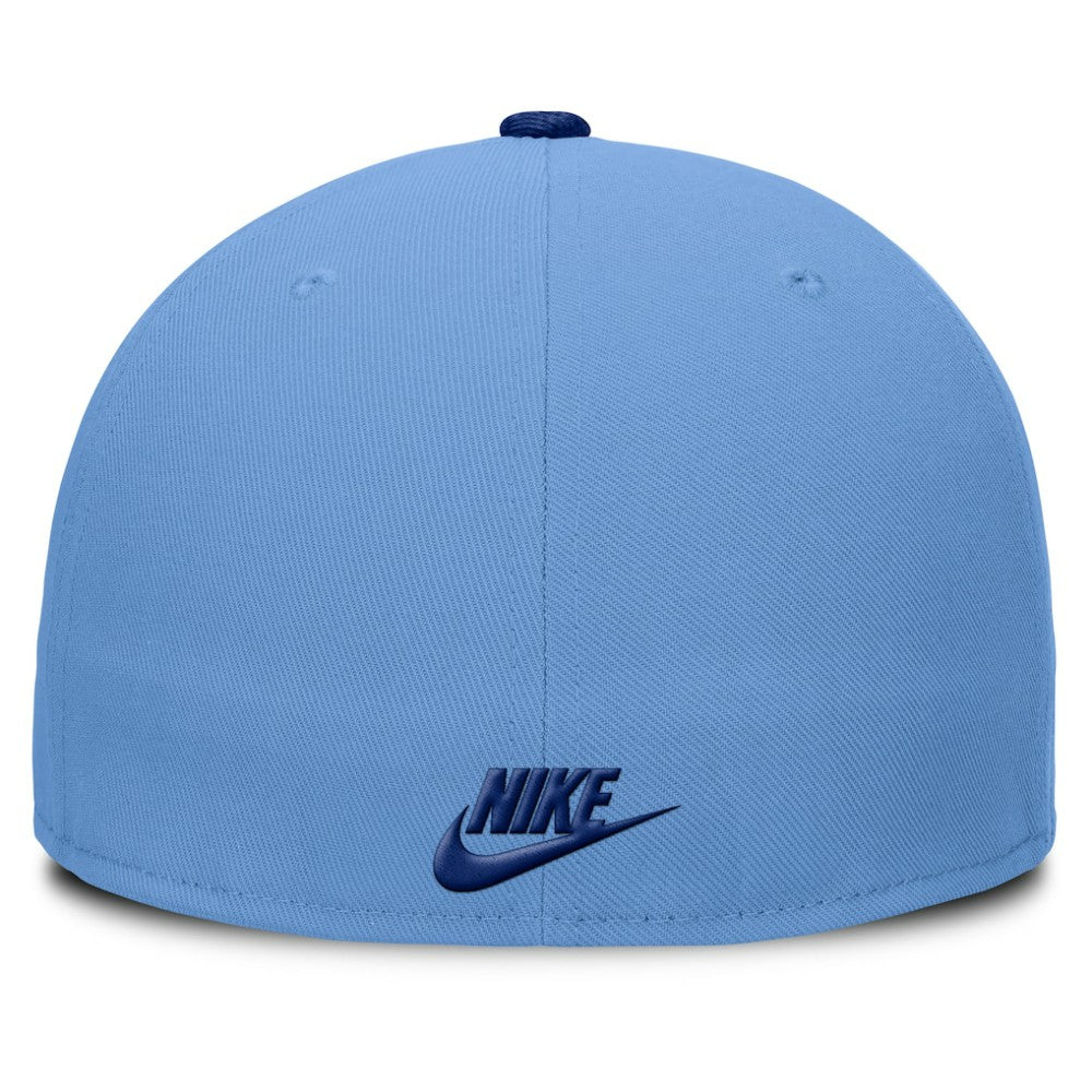 Chicago Cubs Nike Cooperstown Two-Tone Dri-FIT Round Bill True Fitted Hat - MLB Hats