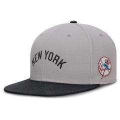 New York Yankees Nike Cooperstown Two-Tone Dri-FIT Round Bill True Fitted Hat - MLB Hats