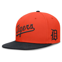 Detroit Tigers Nike Cooperstown Two-Tone Dri-FIT Round Bill True Fitted Hat - MLB Hats