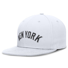 New York Yankees Nike Wordmark Dri-FIT Round Bill True Fitted Hat - MLB Hats