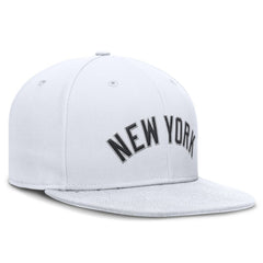 New York Yankees Nike Wordmark Dri-FIT Round Bill True Fitted Hat - MLB Hats