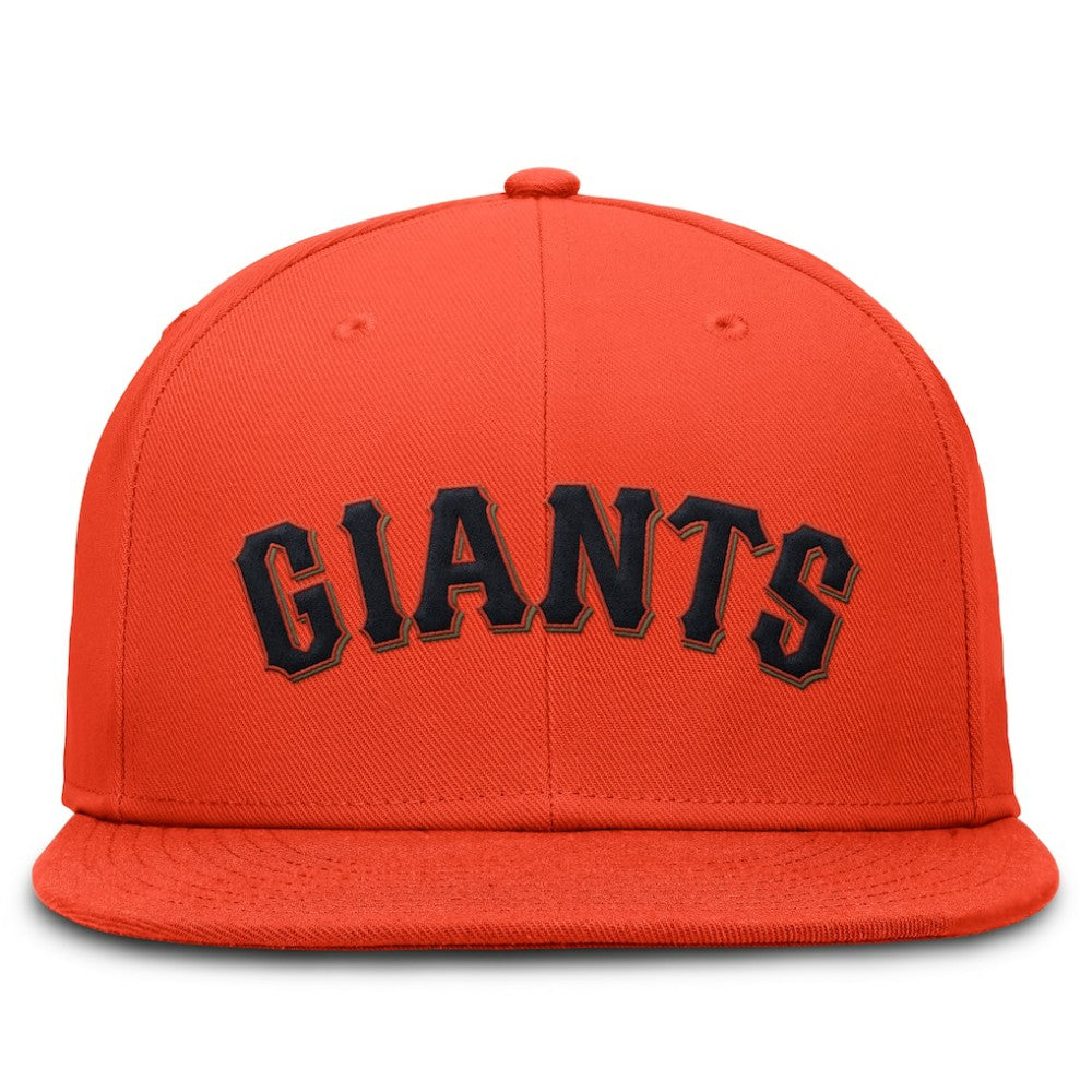 San Francisco Giants Nike Wordmark Dri-FIT Round Bill True Fitted Hat - MLB Hats