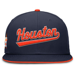Houston Astros Nike Primetime Dri-FIT Round Bill True Fitted Hat - MLB Hats