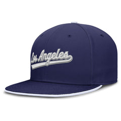 Los Angeles Dodgers Nike Primetime Dri-FIT Round Bill True Fitted Hat - MLB Hats