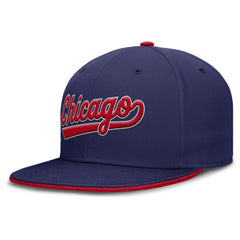 Chicago Cubs Nike Primetime Dri-FIT Round Bill True Fitted Hat - MLB Hats