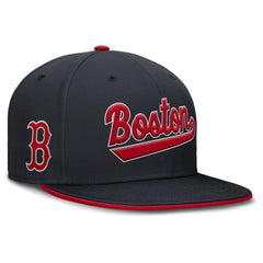 Boston Red Sox Nike Primetime Dri-FIT Round Bill True Fitted Hat - MLB Hats