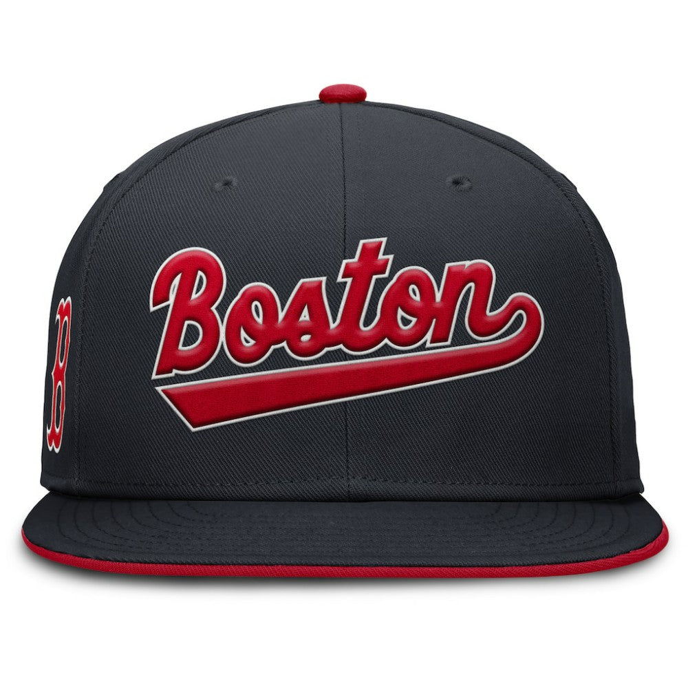 Boston Red Sox Nike Primetime Dri-FIT Round Bill True Fitted Hat - MLB Hats