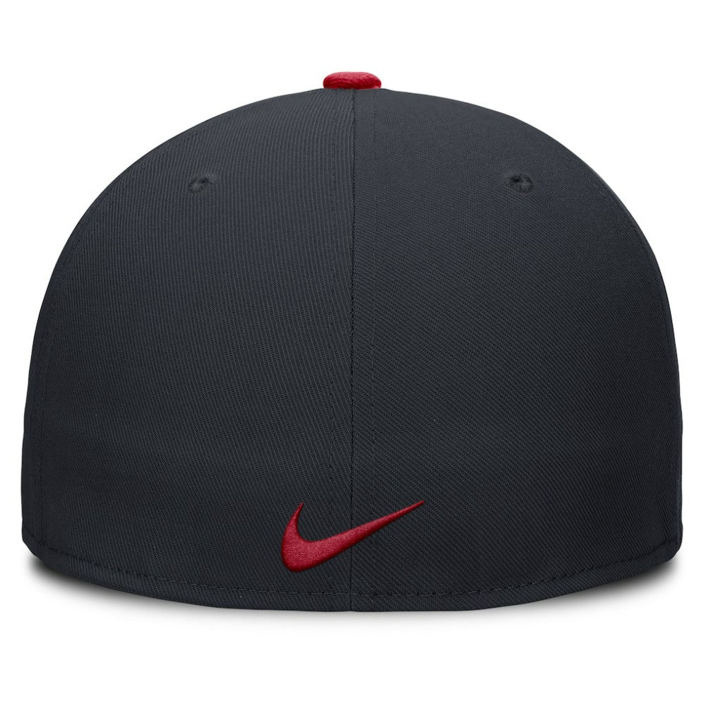 Atlanta Braves Nike Primetime Dri-FIT Round Bill True Fitted Hat - MLB Hats