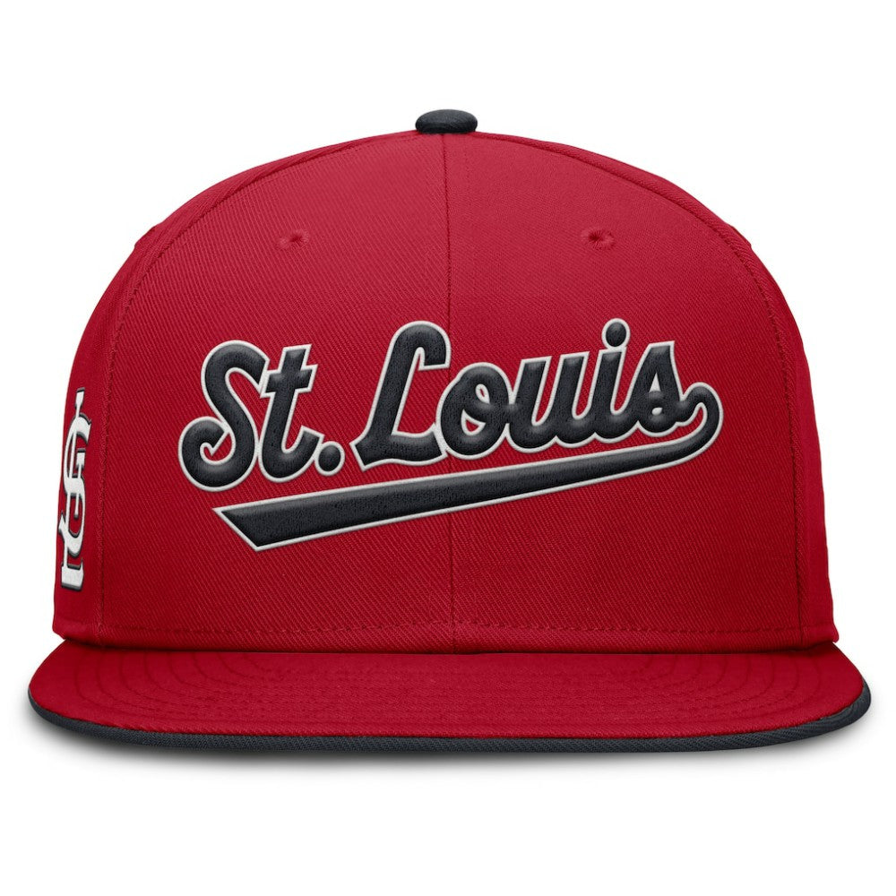 St. Louis Cardinals Nike Primetime Dri-FIT Round Bill True Fitted Hat - MLB Hats