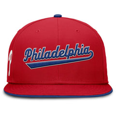 Philadelphia Phillies Nike Primetime Dri-FIT Round Bill True Fitted Hat - MLB Hats