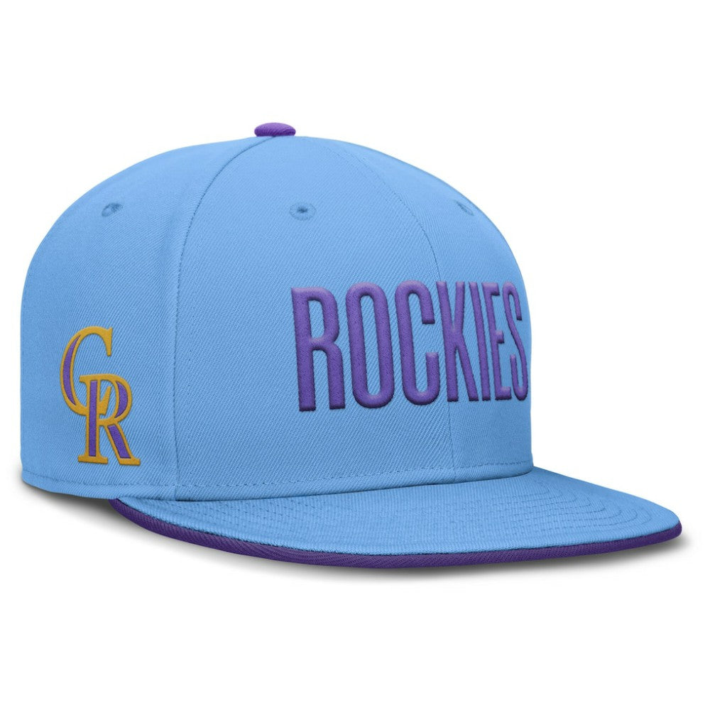 Colorado Rockies Nike 2025 City Connect True Performance Fitted Hat - MLB Hats