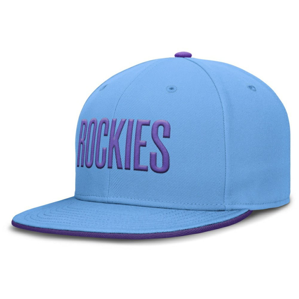 Colorado Rockies Nike 2025 City Connect True Performance Fitted Hat - MLB Hats