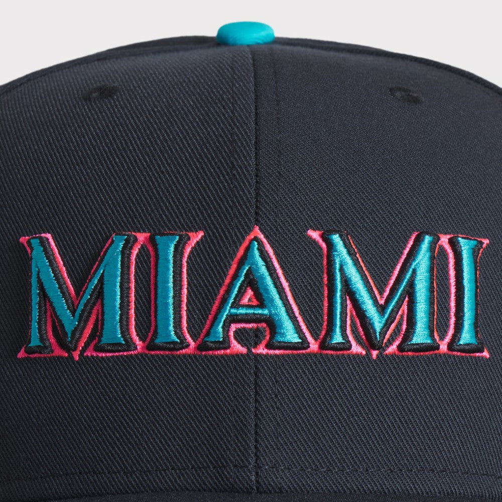 Miami Marlins Nike 2025 City Connect Performance Fitted Hat - MLB Hats