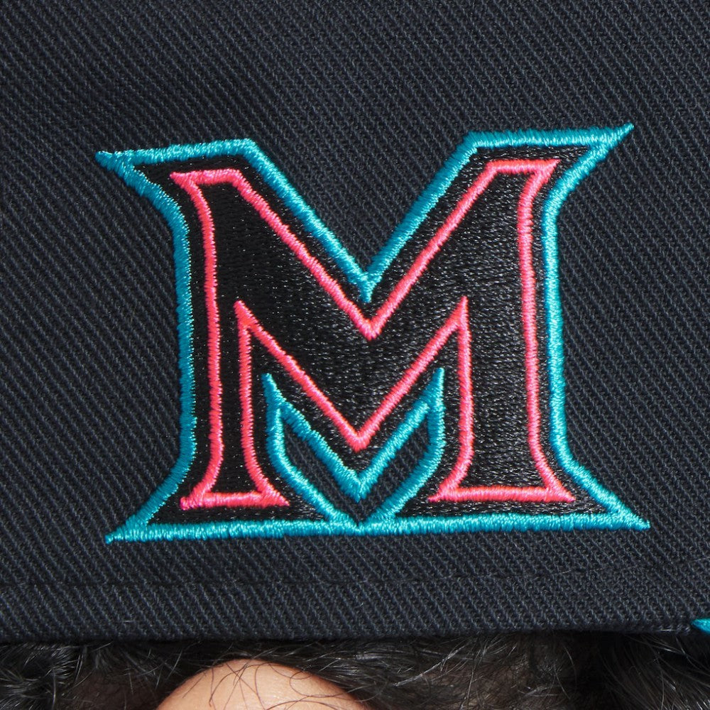Miami Marlins Nike 2025 City Connect Performance Fitted Hat - MLB Hats
