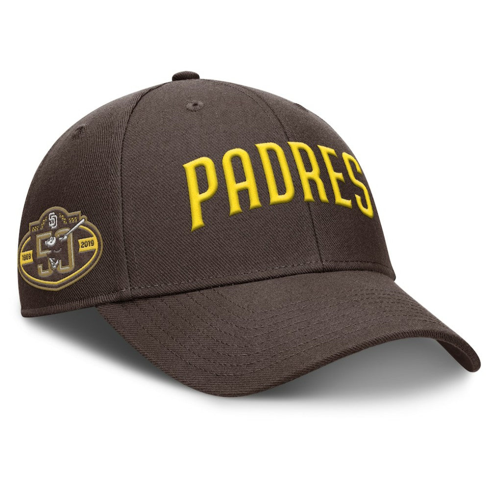 San Diego Padres Nike Rise Gaberdine Adjustable Hat - MLB Hats