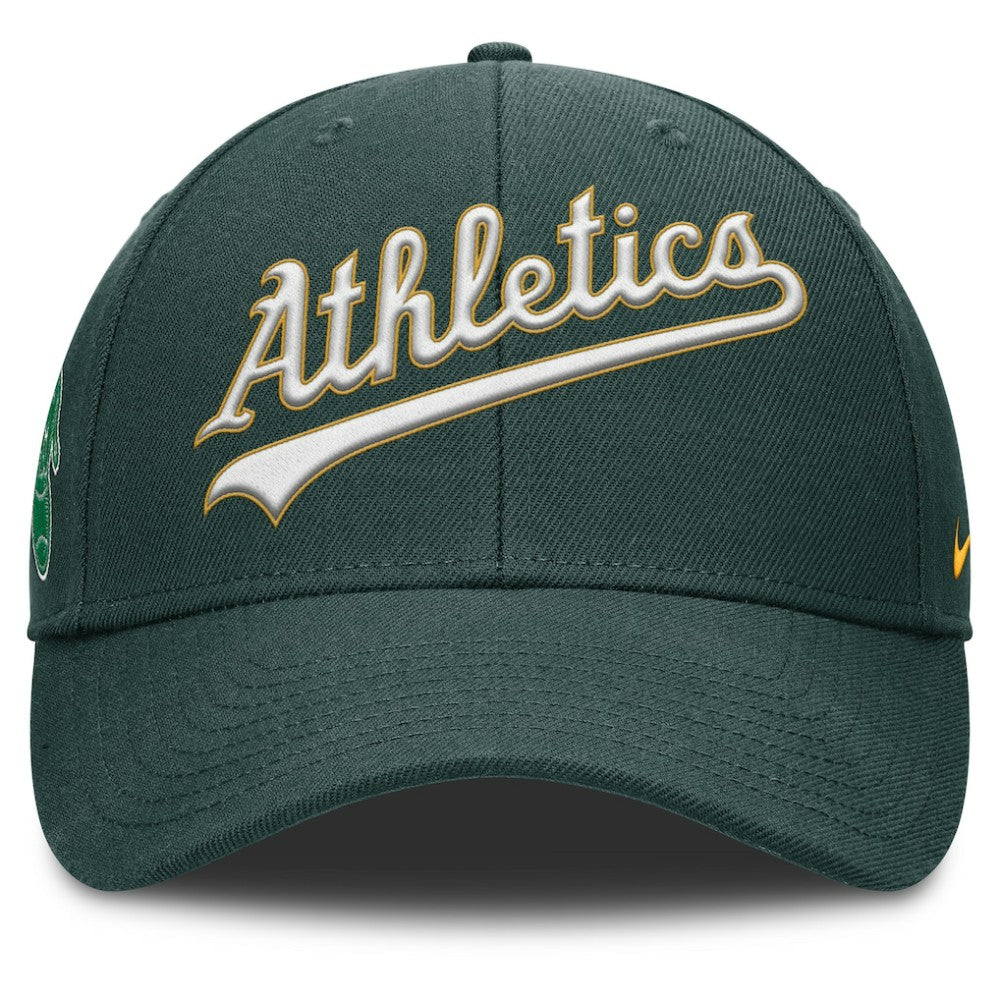 Athletics Nike Rise Gaberdine Adjustable Hat - MLB Hats