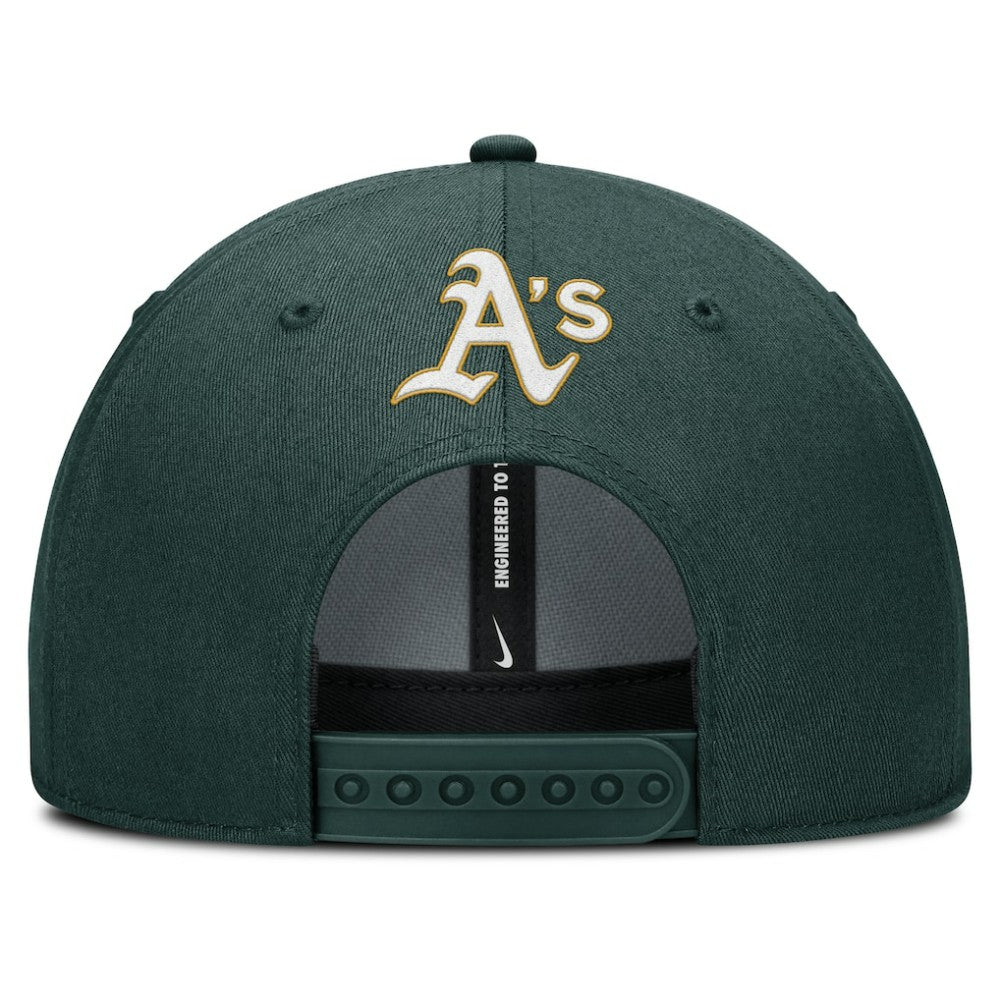 Athletics Nike Rise Gaberdine Adjustable Hat - MLB Hats