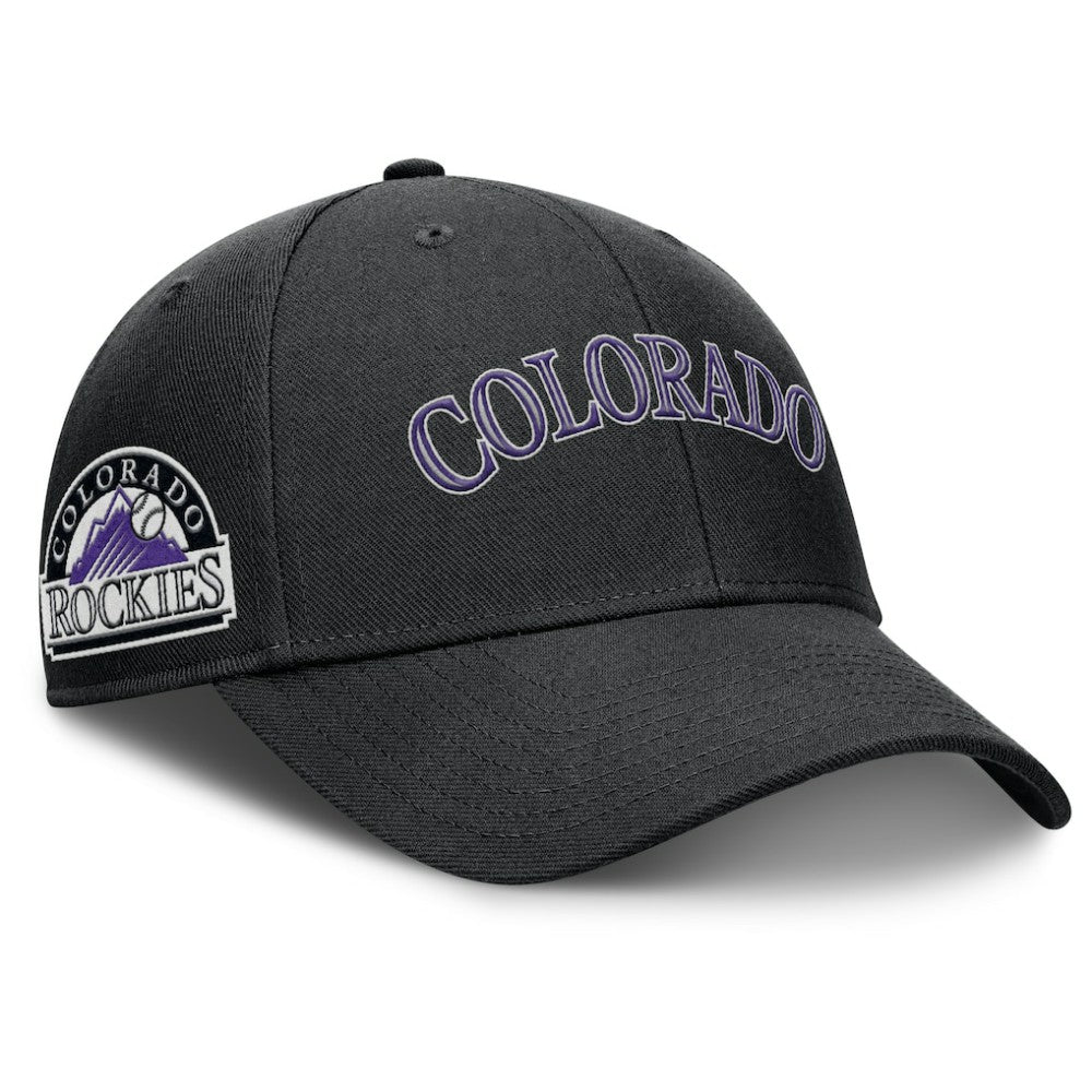 Colorado Rockies Nike Rise Gaberdine Adjustable Hat - MLB Hats