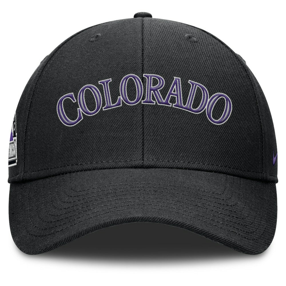Colorado Rockies Nike Rise Gaberdine Adjustable Hat - MLB Hats