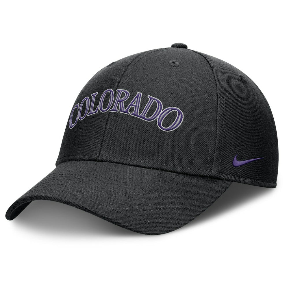Colorado Rockies Nike Rise Gaberdine Adjustable Hat - MLB Hats