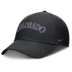 Colorado Rockies Nike Rise Gaberdine Adjustable Hat - MLB Hats