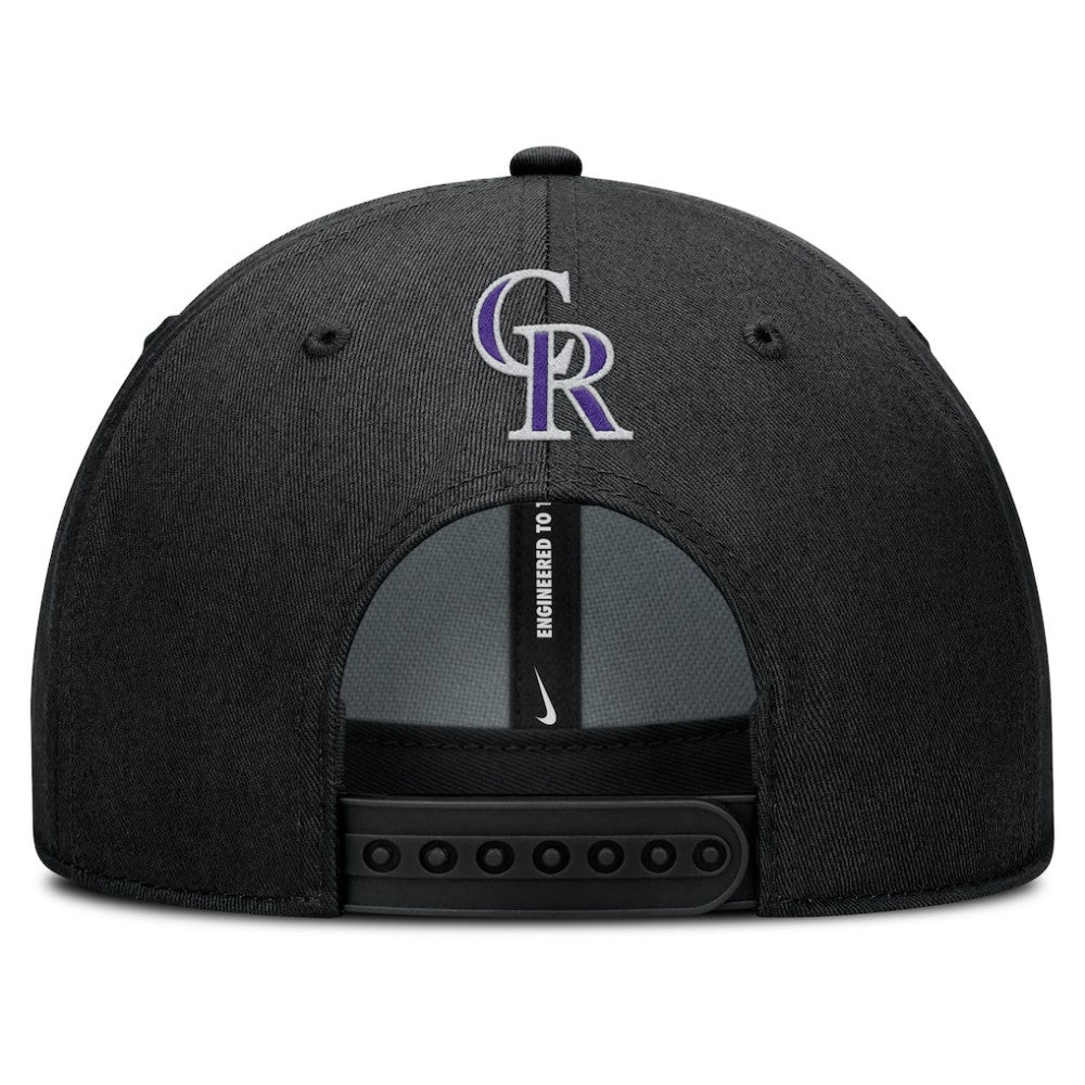Colorado Rockies Nike Rise Gaberdine Adjustable Hat - MLB Hats