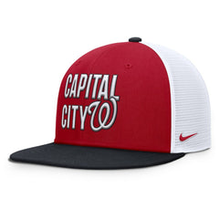 Washington Nationals Nike Pro Trucker Snapback Hat - MLB Hats