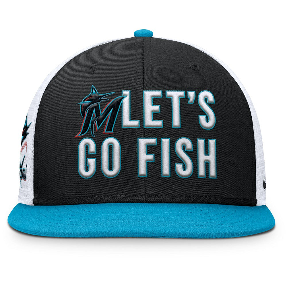 Miami Marlins Nike Pro Performance Trucker Snapback Hat - MLB Hats
