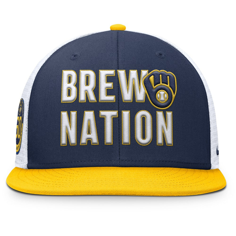 Milwaukee Brewers Nike Pro Trucker Snapback Hat - MLB Hats
