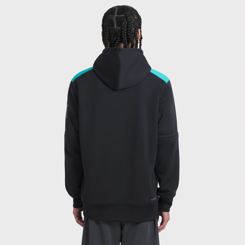 Miami Marlins Nike 2025 City Connect Authentic Collection Therma Pullover Hoodie - MLB Hoodies