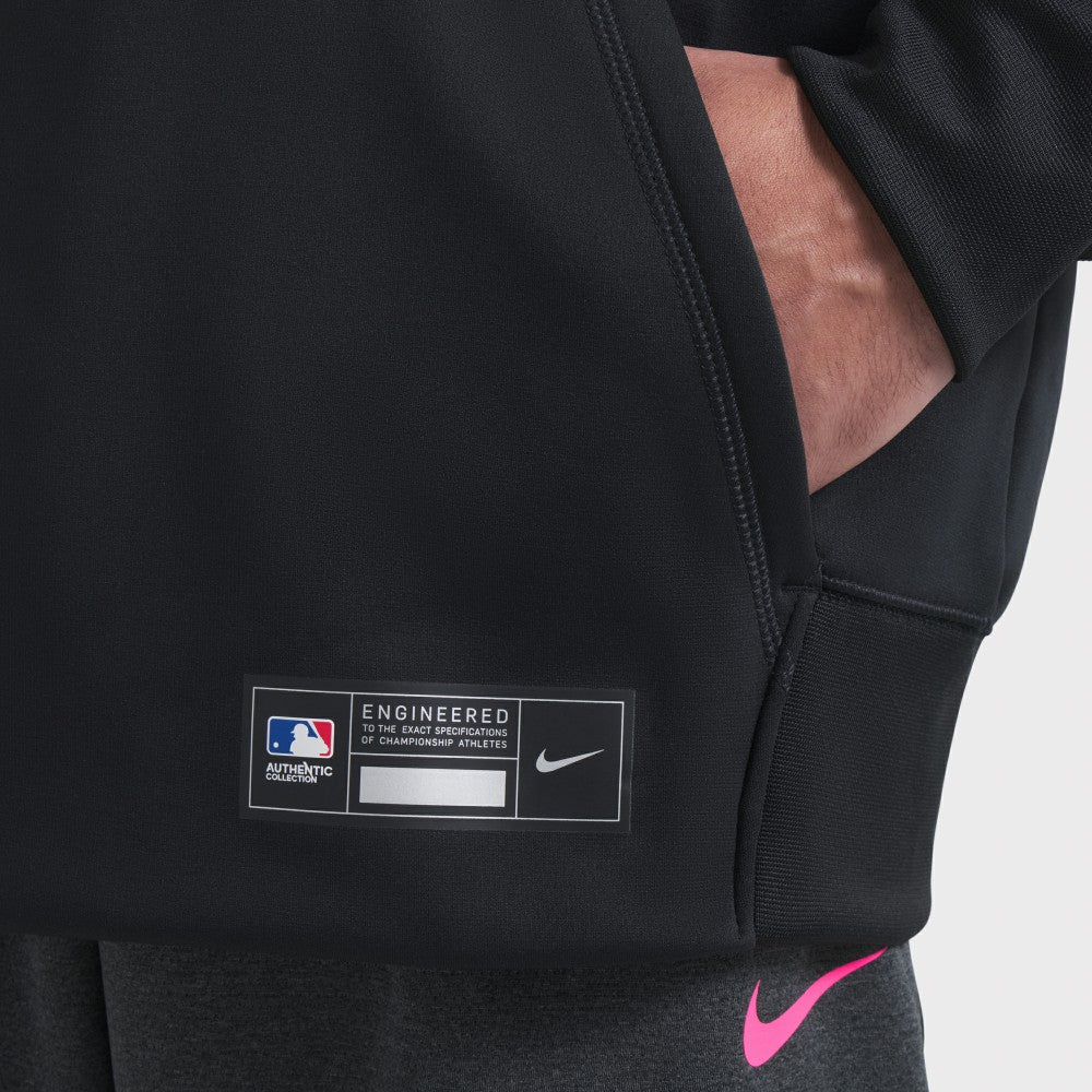 Miami Marlins Nike 2025 City Connect Authentic Collection Therma Pullover Hoodie - MLB Hoodies