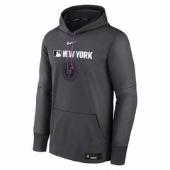 New York Mets Nike Authentic Collection City Connect Therma Pullover Hoodie - MLB Hoodies