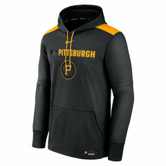 Pittsburgh Pirates Nike Authentic Collection City Connect Therma Pullover Hoodie - MLB Hoodies