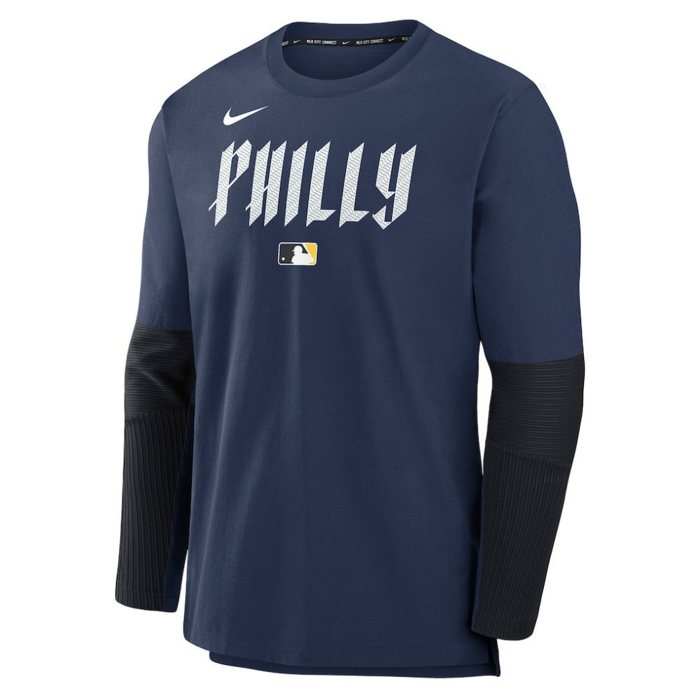 Philadelphia Phillies Nike 2025 City Connect Authentic Collection Player Dri-FIT Lightweight Pullover - MLB Pullover