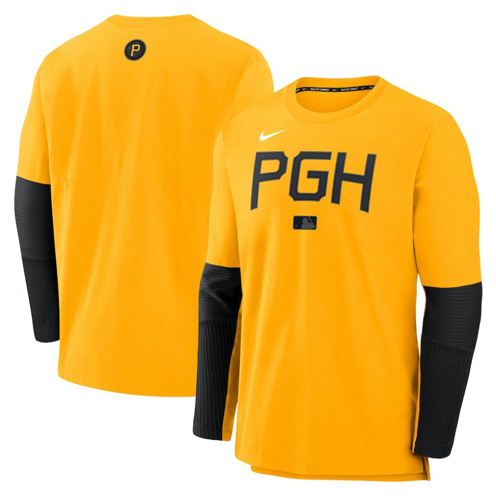 Pittsburgh Pirates Nike 2025 City Connect Authentic Collection Player Dri-FIT Lightweight Pullover - MLB Pullover