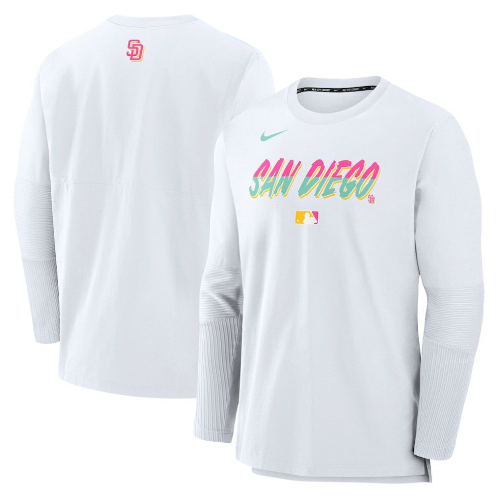 San Diego Padres Nike 2025 City Connect Authentic Collection Player Dri-FIT Lightweight Pullover - MLB Pullover