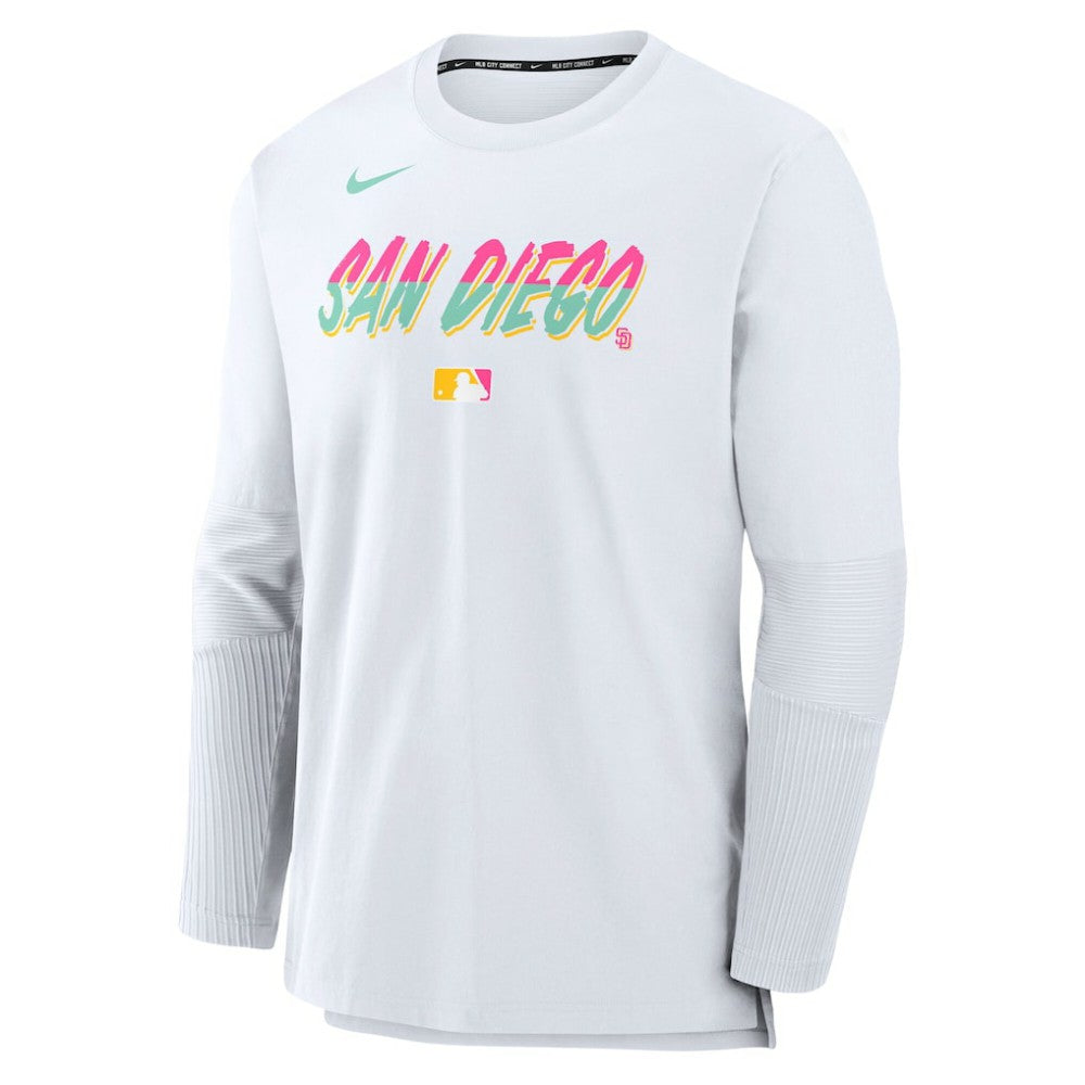 San Diego Padres Nike 2025 City Connect Authentic Collection Player Dri-FIT Lightweight Pullover - MLB Pullover
