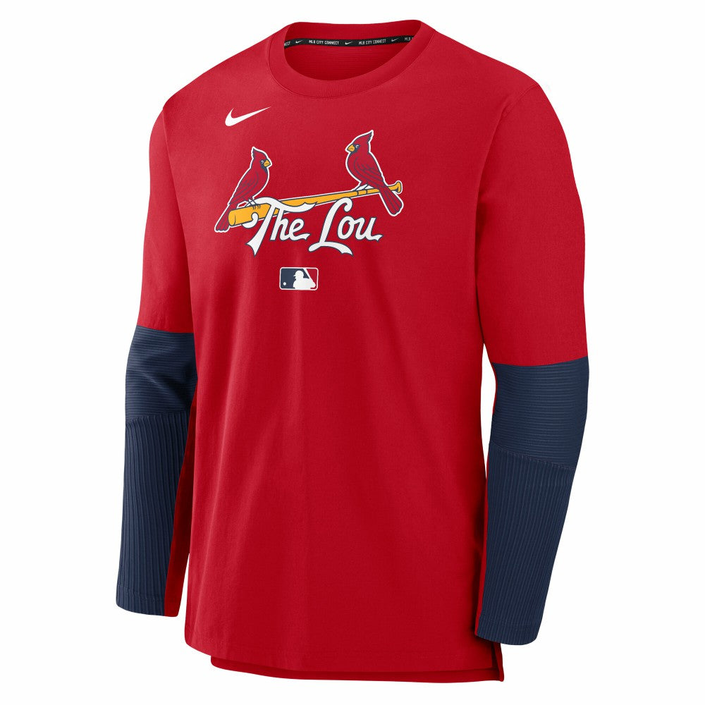 St. Louis Cardinals Nike 2025 City Connect Authentic Collection Player Dri-FIT Lightweight Pullover - MLB Pullover