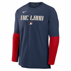 Cleveland Guardians Nike 2025 City Connect Authentic Collection Player Dri-FIT Lightweight Pullover - MLB Pullover