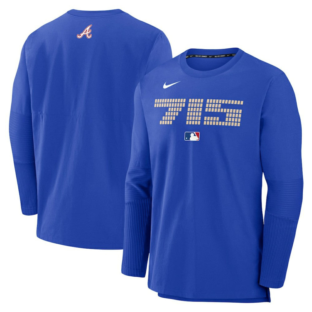 Atlanta Braves Nike 2025 City Connect Authentic Collection Player Dri-FIT Lightweight Pullover - MLB Pullover