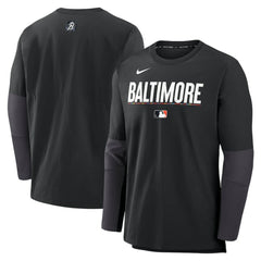 Baltimore Orioles Nike 2025 City Connect Authentic Collection Player Dri-FIT Lightweight Pullover - MLB Pullover