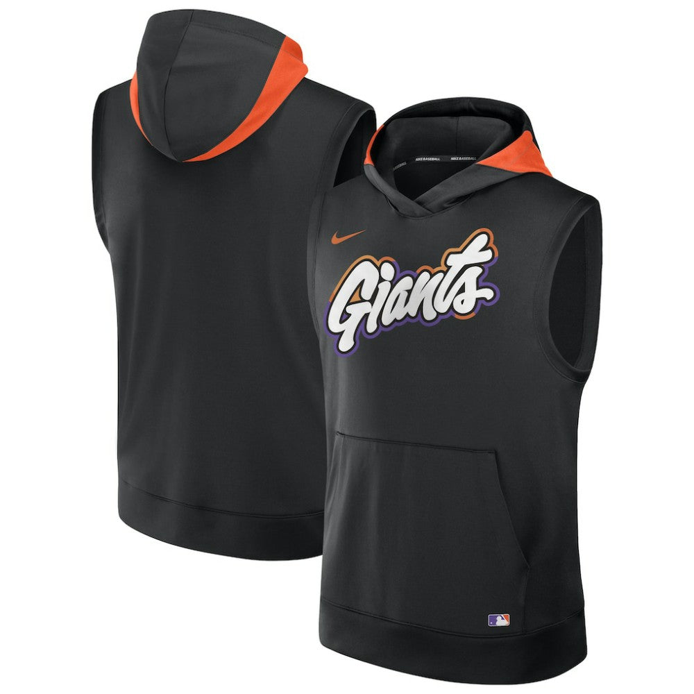 San Francisco Giants Nike 2025 City Connect Authentic Collection Dri-FIT Sleeveless Hoodie - MLB Hoodies
