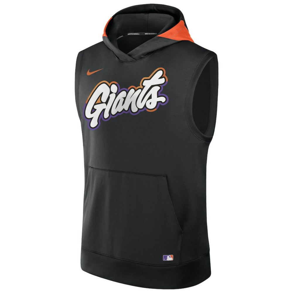 San Francisco Giants Nike 2025 City Connect Authentic Collection Dri-FIT Sleeveless Hoodie - MLB Hoodies