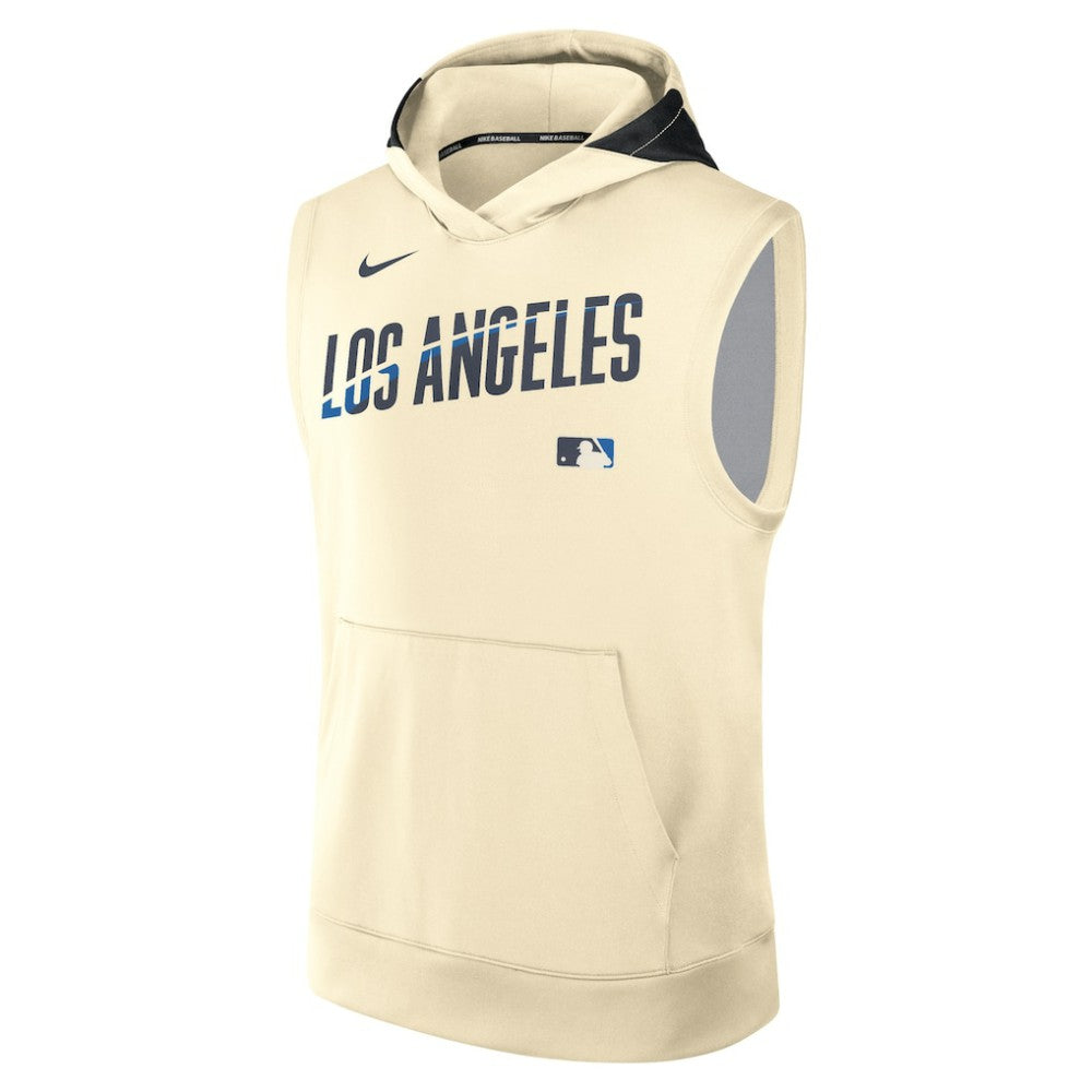 Los Angeles Dodgers Nike 2025 City Connect Authentic Collection Dri-FIT Sleeveless Hoodie - MLB Hoodies