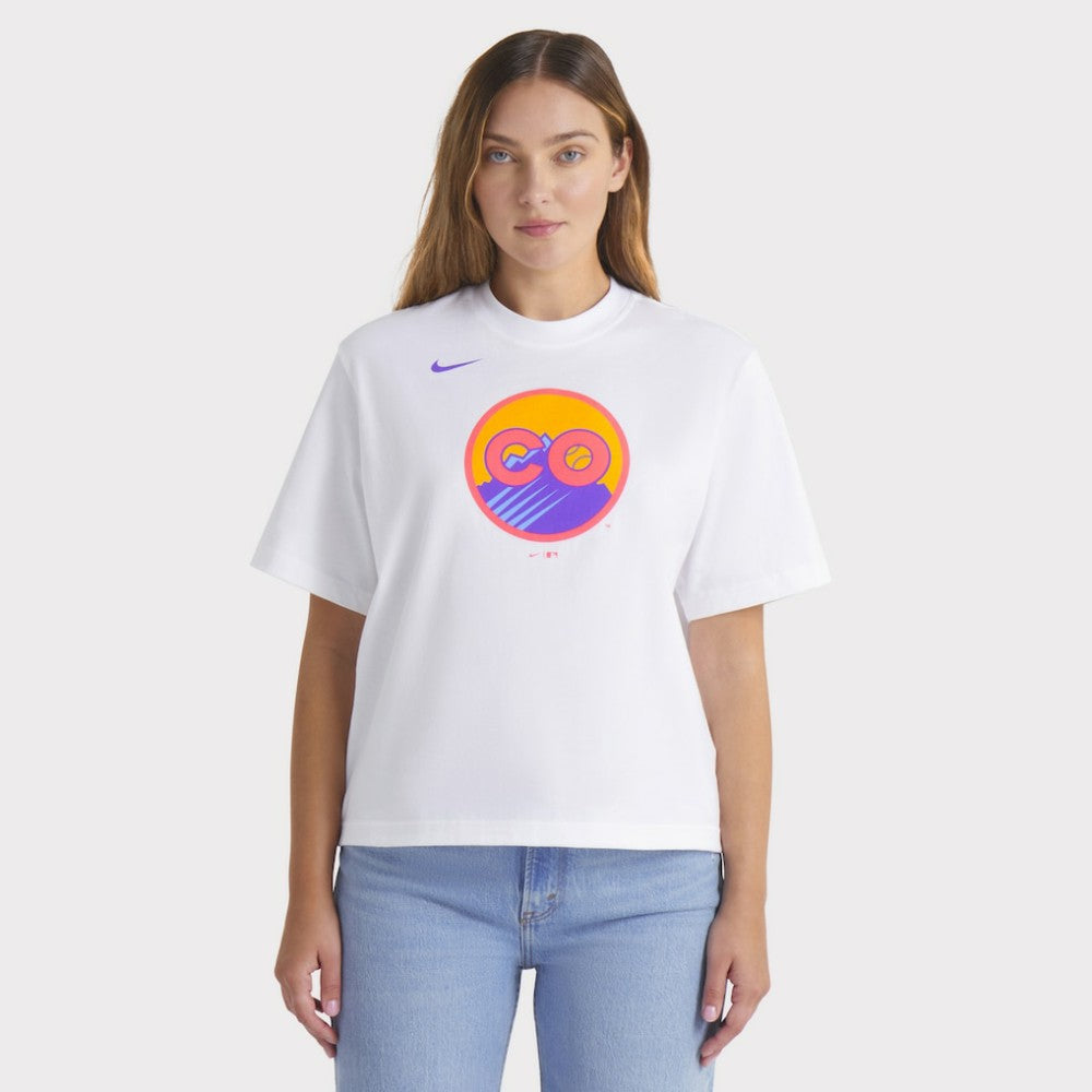 Colorado Rockies Nike 2025 City Connect Logo T-Shirt - MLB T-shirts
