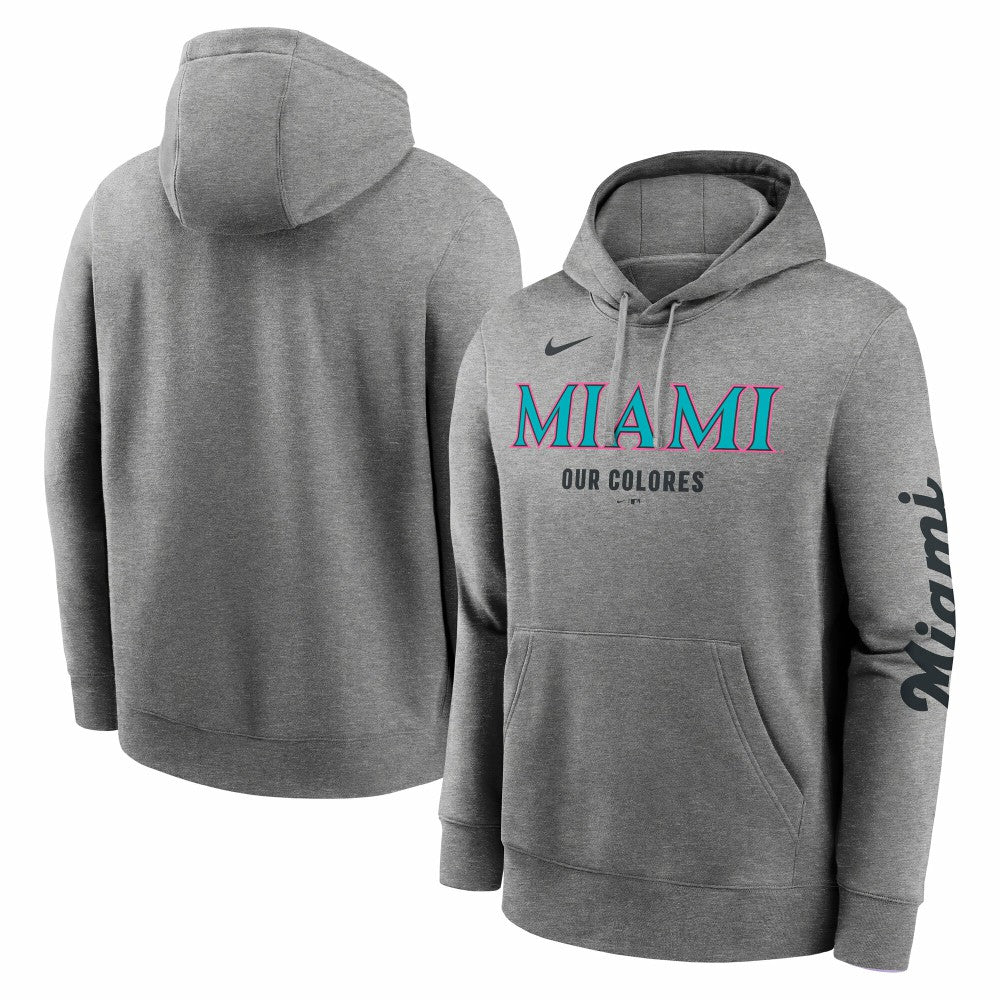 Miami Marlins Nike City Connect Club Hoodie - MLB Hoodies
