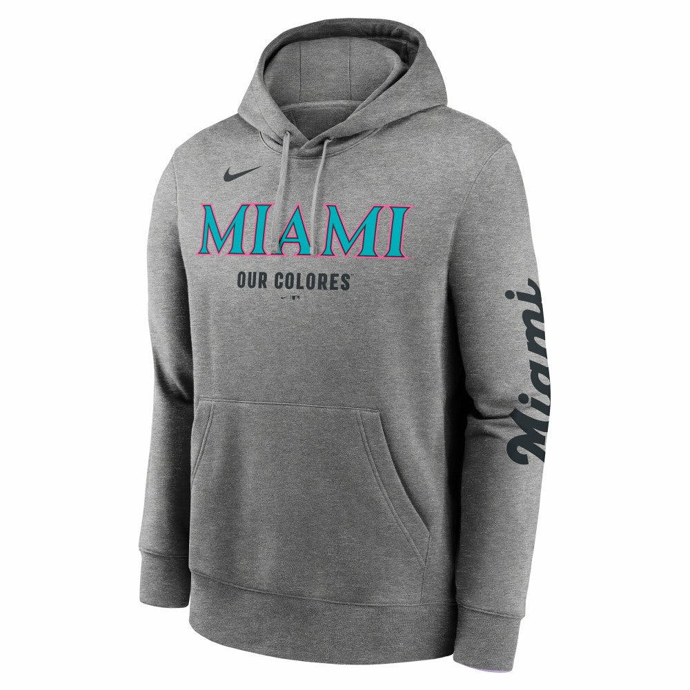 Miami Marlins Nike City Connect Club Hoodie - MLB Hoodies