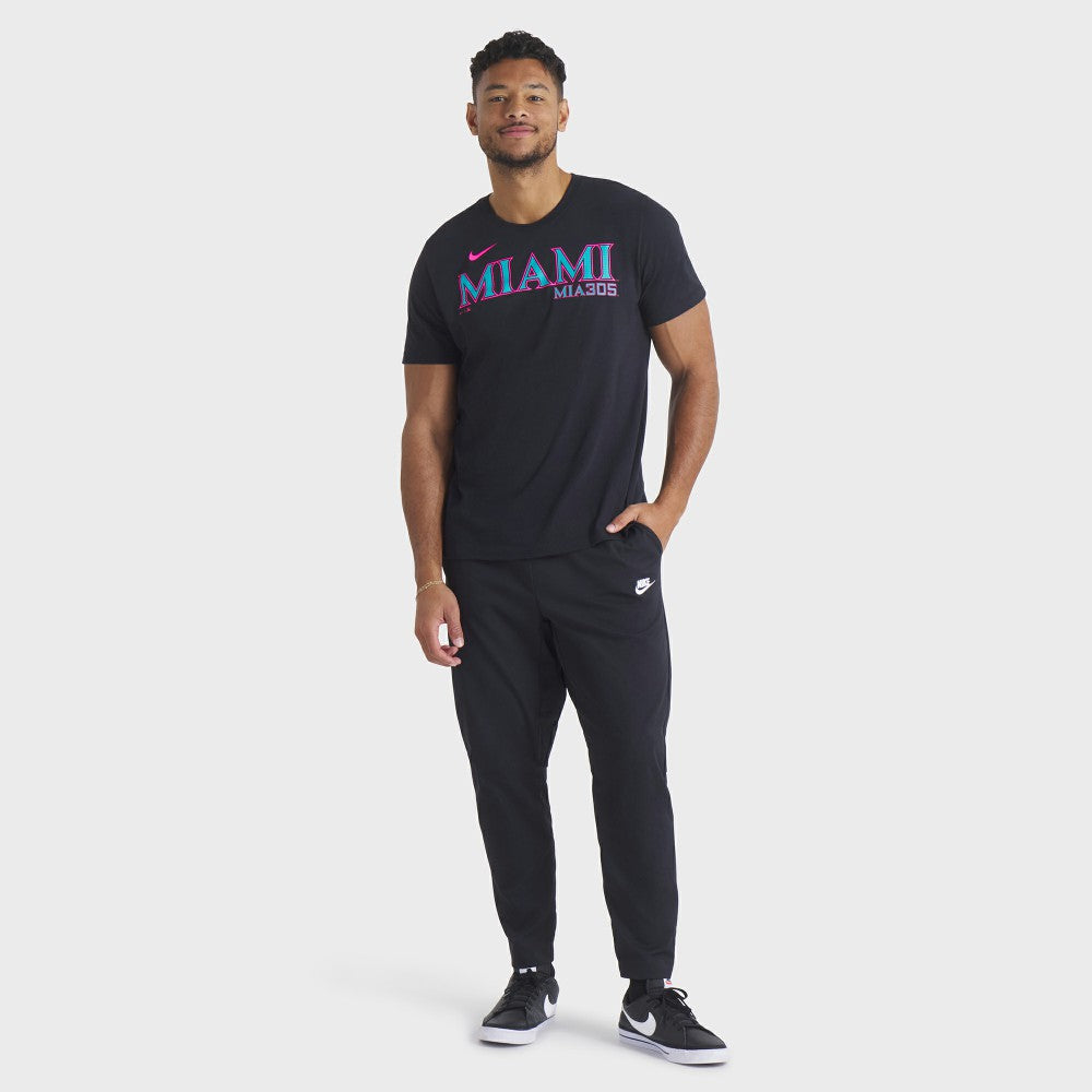 Miami Marlins Nike City Connect Wordmark T-Shirt - MLB T-shirts