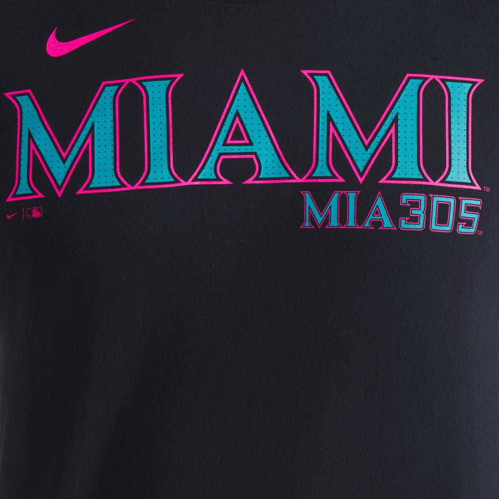 Miami Marlins Nike City Connect Wordmark T-Shirt - MLB T-shirts