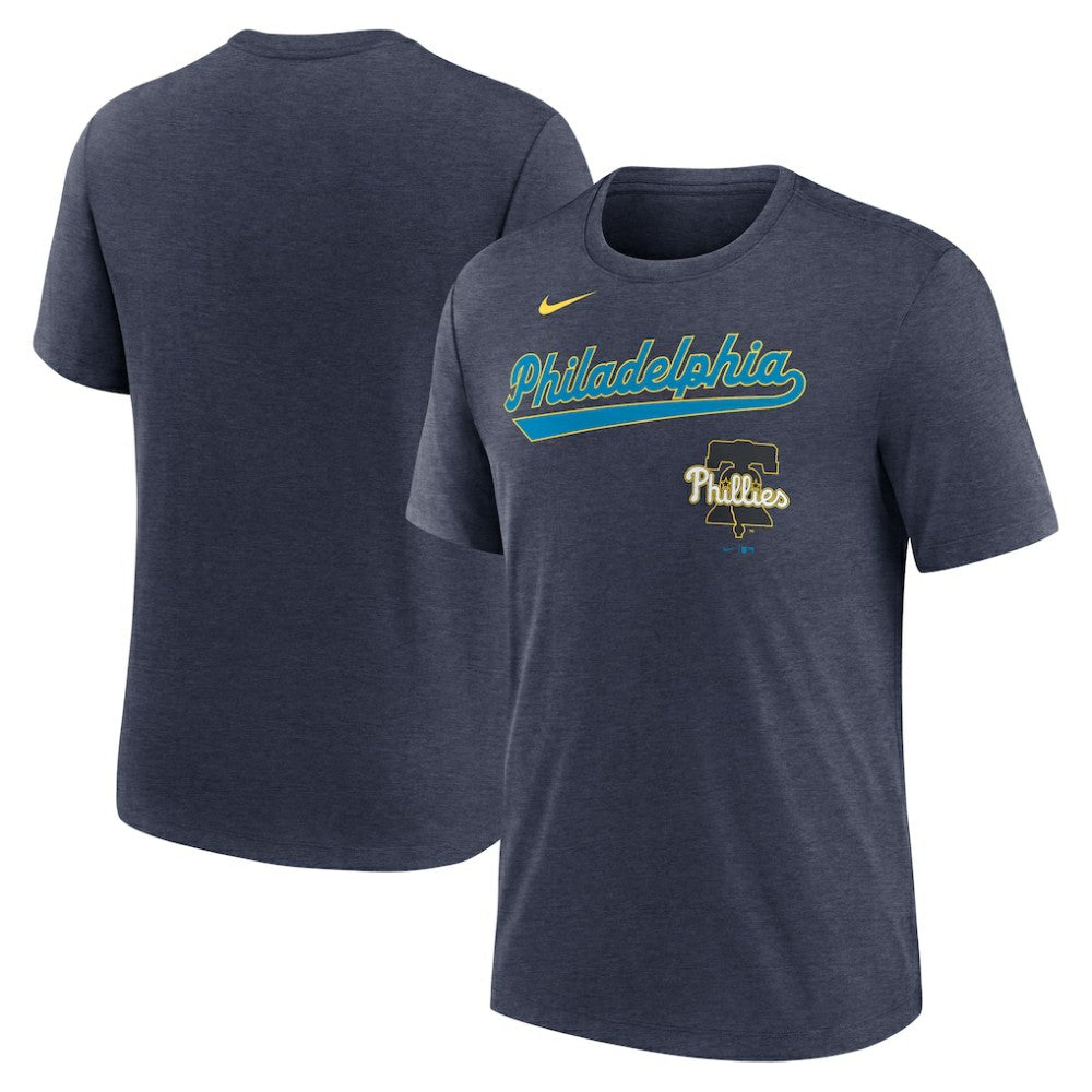 Philadelphia Phillies Nike City Connect Script Tri-Blend T-Shirt - MLB T-shirts